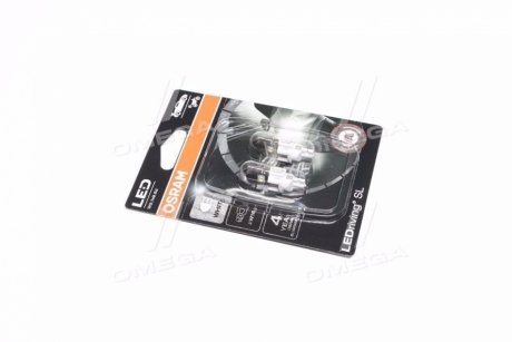 Лампа светодиодная W16W LED 12V 3W W2,1x9,5d LEDriving SL (Blistrer 2шт) OSRAM 921DWP-02B