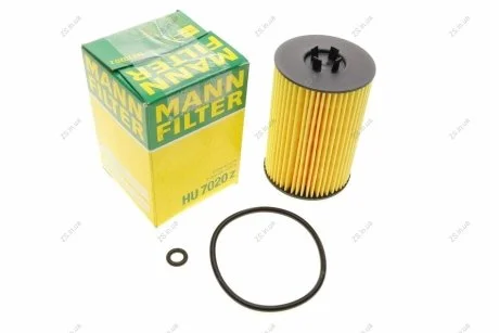 Фільтр масляний двигуна VW GOLF VII, SKODA OCTAVIA III 1.6-2.0 TDI 13- (MANN) MANN-FILTER HU7020Z