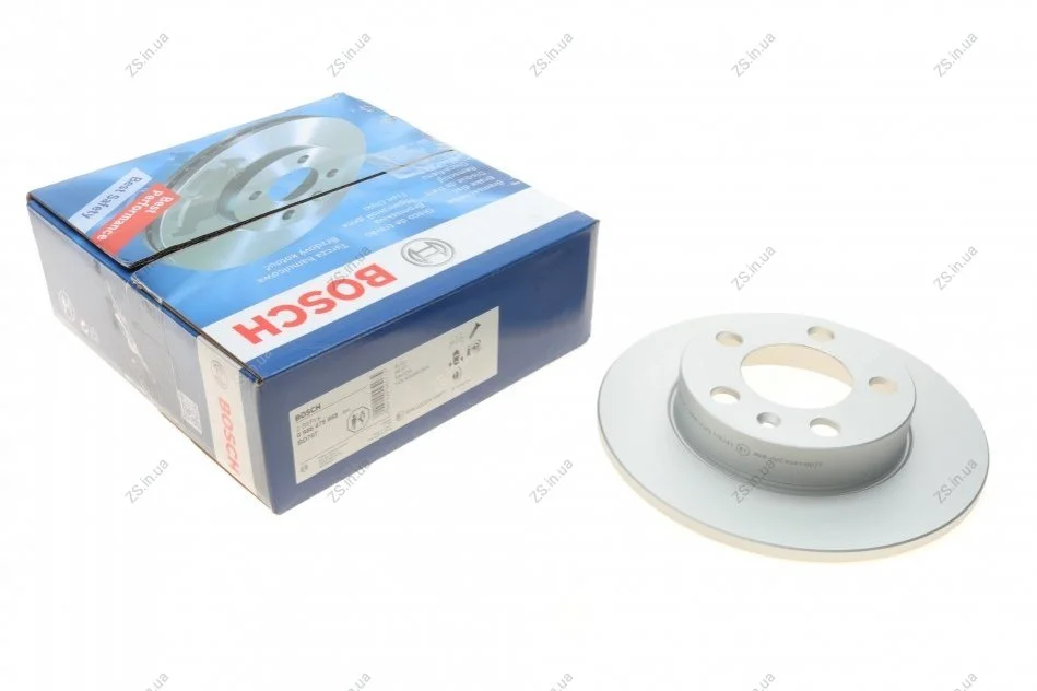 Диск гальмівний AUDI A3, SEAT TOLEDO, SKODA FABIA, OCTAVIA, VW GOLF задн. (пр-во) Bosch 0 986 478 868 (фото 1)