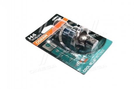 Лампа фарная H4 12V 60/55W P43t COOL BLUE INTENSE Next Gen blister 1шт OSRAM 64193CBN-01B