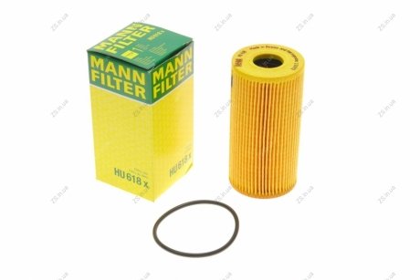 Фільтр масляний двигуна Nissan Qashqai; Opel Movano A; Renault Megane (MANN) MANN-FILTER HU618X