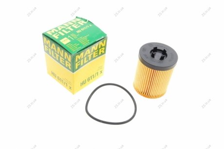 Фильтр масляный двигателя OPEL ASTRA G 1.8 98-, VECTRA B, C 2.5-3.2 95- (MANN) MANN-FILTER HU611/1X