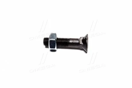 Болт 1199A М10х45 (10,9) потайний під квадрат DIN608 чорн. з гайкою (пр-во Unibolt) UNIBOLT 1199A 10х45.10,9