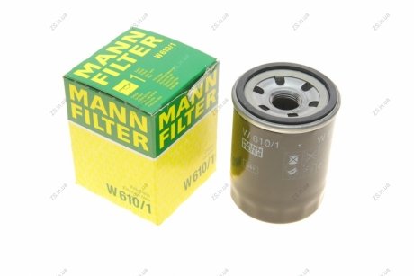 Фільтр масляний двигуна SUZUKI G VITARA 1.6-2.4 98-, SX4 1.5-1.6 06- (MANN) MANN-FILTER W610/1