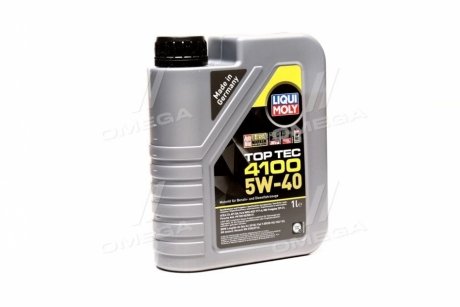 Масло моторн. TOP TEC 4100 5W-40 API SN/CF ACEA A3/B4/C3 (Канистра 1л) Liqui Moly 7500 (фото 1)