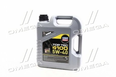 Масло моторн. TOP TEC 4100 5W-40 API SN/CF ACEA A3/B4/C3 (Канистра 4л) Liqui Moly 7547