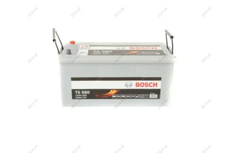 Аккумулятор 225Ah-12v (T5080) (518x276x242),полярность обратная (3),EN1150 Bosch 0092T50800