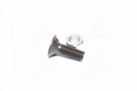 Болт 1199B М12х35 (10,9) з 2-ма упорами DIN11014 чорн. з гайкою (пр-во Unibolt) UNIBOLT 1199B 12х35.10,9