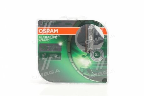 Лампа ксеноновая D1S XENARC ULTRALIFE 85В, 35Вт, PK32d-2 (компл) OSRAM 66140ULT-DUO