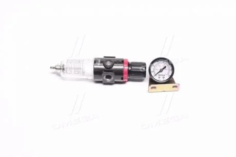 Редук. фільтр із Сепар. та манометром 1/4”, 0,93MPa, 60° max(про-во) YATO YT-2382