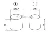 Акумулятор 45Ah-12v (S4022) (238x129x227),L,EN330 (Азія) тонк.клеми Bosch 0092S40220 (фото 5)