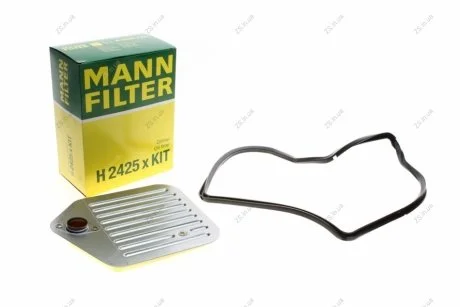 Фільтр масляний АКПП BMW (E34, E36, E38, E39) 90-04 з прокладкою (MANN) MANN-FILTER H2425XKIT