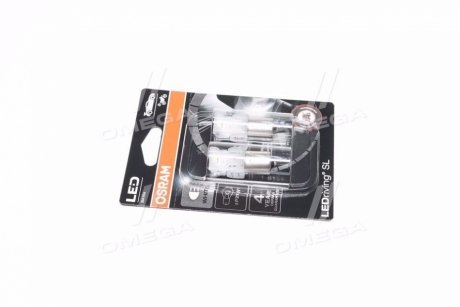 Лампа светодиодная P21W LED 12V 1.4W BA15S LEDriving SL (2шт.) OSRAM 7506DWP-02B (фото 1)