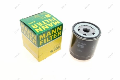 Фильтр масляный двигателя MAZDA 3, 6 1.5-2.2 D, 1.8-2.0 MZR 02- (MANN) MANN-FILTER W7061