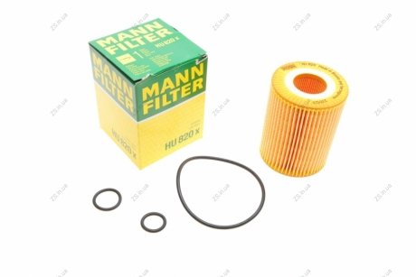 Фильтр масляный двигателя OPEL ASTRA G, H, CORSA C 1.7 CDTI 00- (MANN) MANN-FILTER HU820X