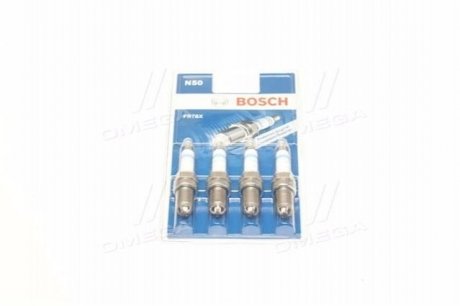 Свічка запалювання FR78X SUPER4 (VW GOLF IV, POLO) (4 шт. блист.) Bosch 0242232802