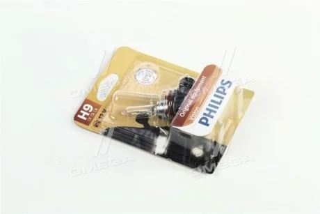 Лампа розжарювання H9 12V 65W PGJ19-5 STANDARD (blister 1шт) Philips 12361B1