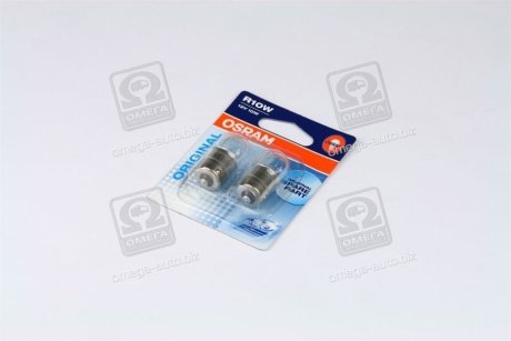 Лампа допоможуть. освітлення R10W 12V 10W ВА15s (2 шт) blister OSRAM 5008-02B