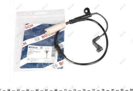 Датчик износа колодок передн. BMW 5 (E60. E61), 6 (E63, E64) Bosch 1987473002