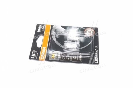 Лампа светодиодная WY5W 2500K 12V 1W W2.1X9.5D LEDriving SL OSRAM 2827DYP-02B (фото 1)