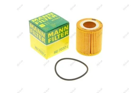 Фільтр масляний FORD T CONNECT 1.5 TDCI 15-, PSA 1.5 HDI 18- (MANN) MANN-FILTER HU7032Z
