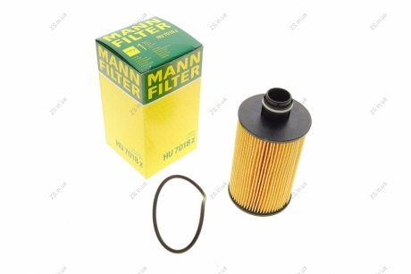 Фільтр масляний двигуна JEEP GRAND CHEROKEE IV 3.0 CRD 11- (MANN) MANN-FILTER HU7018Z (фото 1)