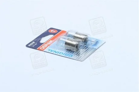 Лампа допоможуть. освітлення R5W 12V 5W ВА15s (2 шт) blister (пр-во) OSRAM 5007-02B