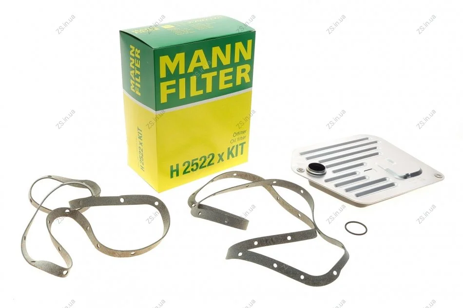 Фильтр масляный АКПП BMW (E38, E39, E53) 94-06 с прокладкой (пр-во MANN) MANN-FILTER H2522XKIT (фото 1)