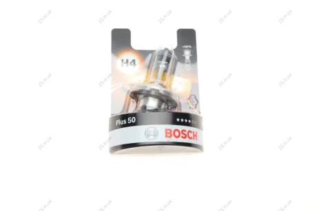 Лампа фарная А 12-60+55 ВАЗ H4 plus 60 ближн., дальн. свет Bosch 1 987 301 040