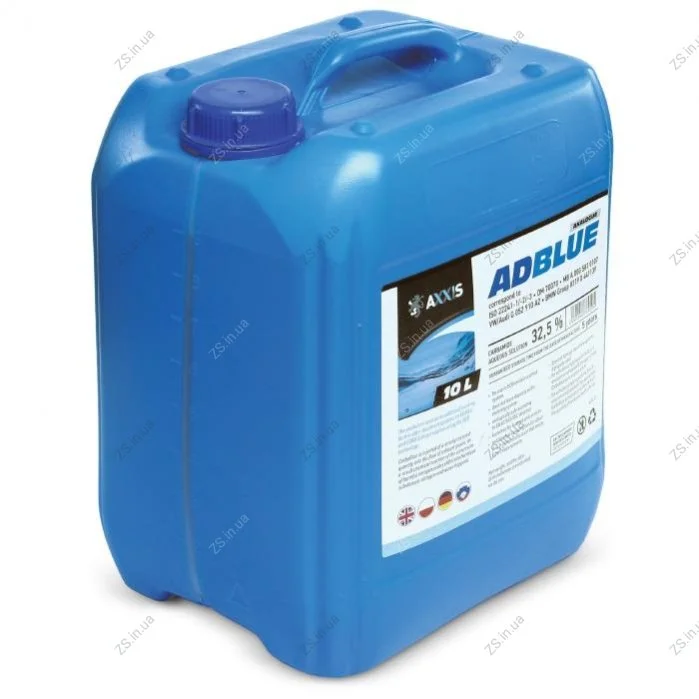 Рідина AdBlue для зниження викидів SCR (сечовина) <> 10 л AXXIS 502095 AUS 32 (фото 1)