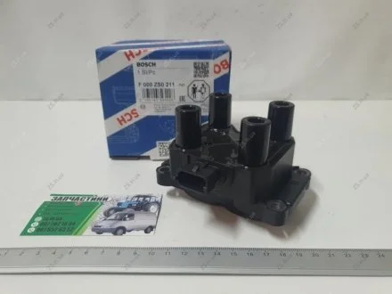 Котушка запалювання ВАЗ (2111-3705010, 21110 3705010 04) снг Bosch F000ZS0211