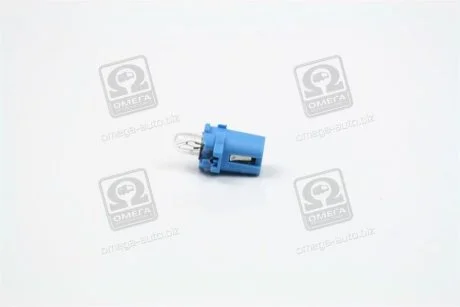 Лампа розжарювання BAX8,3/1,5Blue12V 2W BAX8,3s/1,5 blue Philips 12602CP