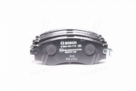 Колодка гальм. диск. CHEVR EPICA 2.0 2.0D 2.5 06 - передн. Bosch 0 986 494 173