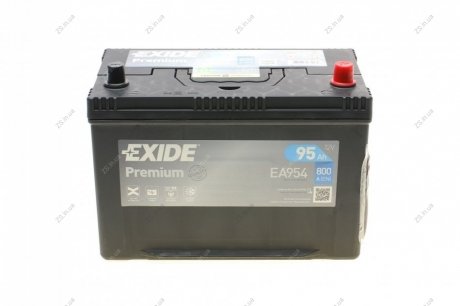 Акумулятор 95Ah-12v PREMIUM (302х171х222), R, EN800!. -10% EXIDE EA954