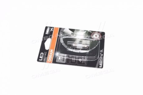 Лампа светодиодная C5W 12V 1W SV8.5 LEDriving SL (36mm) OSRAM 6418DWP-01B (фото 1)