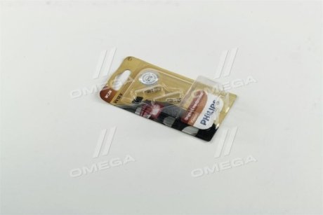 Лампа розжарювання W1,2W 12V 1.2W W2X4,6d 2шт blister Philips 12516B2 (фото 1)