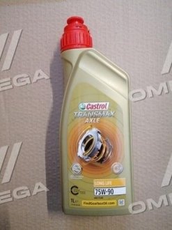 Масло трансмисс. Transmax Axle Long Life 75W-90 (Канистра 1л) Castrol 15D6ED