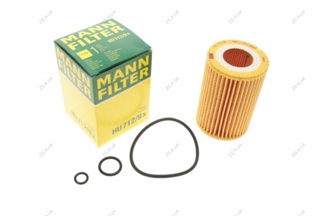 Фильтр масляный двигателя HONDA ACCORD IX 2.2 i-DTEC 08- (MANN) MANN-FILTER HU712/9X