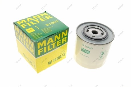 Фильтр масляный двигателя VOLVO S70, S80 2.5 TDI 97-01 (MANN) MANN-FILTER W1130/3