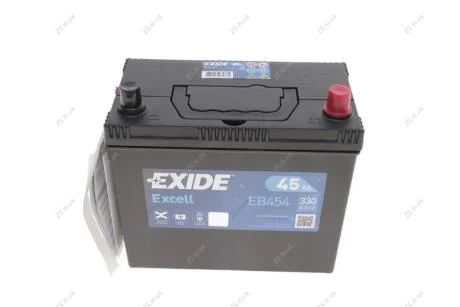 Акумулятор 45Ah-12v EXCELL (234х127х220), R, EN330!. -10% EXIDE EB454
