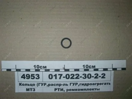 Кольцо ГОСТ 18829-73 (ГОСТ 9833-73)(Украина) Рось-гума 017-022-30-2-2