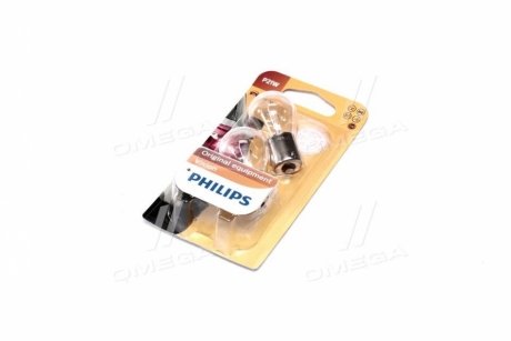 Лампа накаливания P21W12V 21W BA15s (blister 2шт) Philips 12498B2