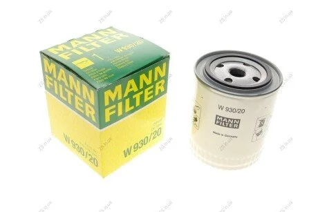 Фильтр масляный двигателя LR RANGE ROVER I, II 75-02 (MANN) MANN-FILTER W930/20