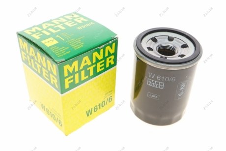 Фільтр масляний двигуна HONDA ACCORD 96-, CR-V 95- (MANN) MANN-FILTER W610/6