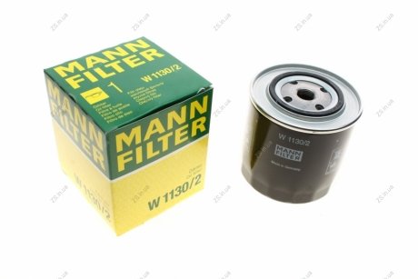 Фильтр масляный двигателя AUDI 100, A6 2.5 TDI 91-97 (MANN) MANN-FILTER W1130/2