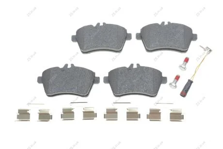 Колодка торм. диск. MERCEDES A-CLASS (W169) передн. Bosch 0 986 494 087