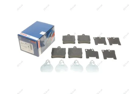 Колодка торм. диск. MB C-CLASS (W203, S202), задн. Bosch 0 986 494 022