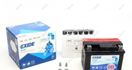 Акумулятор 3Ah-12v AGM (113х70х85) R, EN50 EXIDE ETX4L-BS