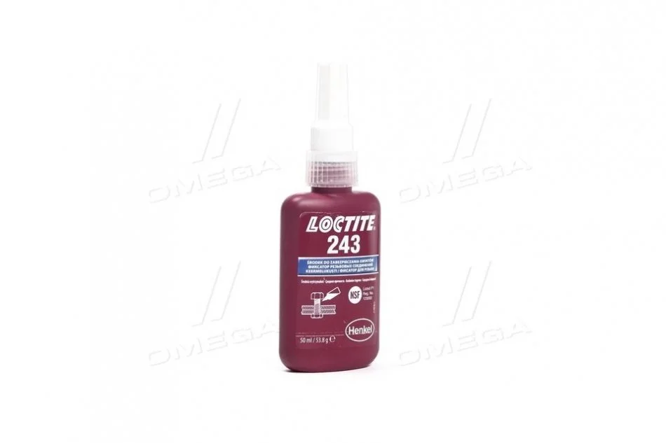 Фіксатор різьблення Loctite 243 анаеробний, середньої міцності 50 мл LOCTITE 1335863 (фото 1)