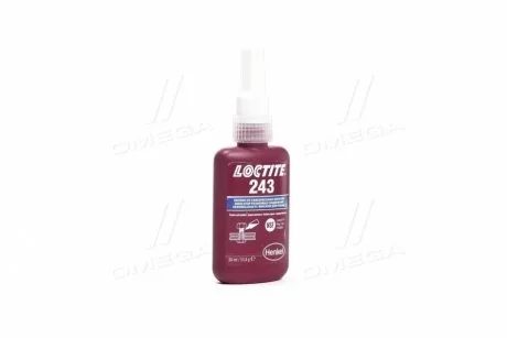 Фіксатор різьблення Loctite 243 анаеробний, середньої міцності 50 мл LOCTITE 1335863
